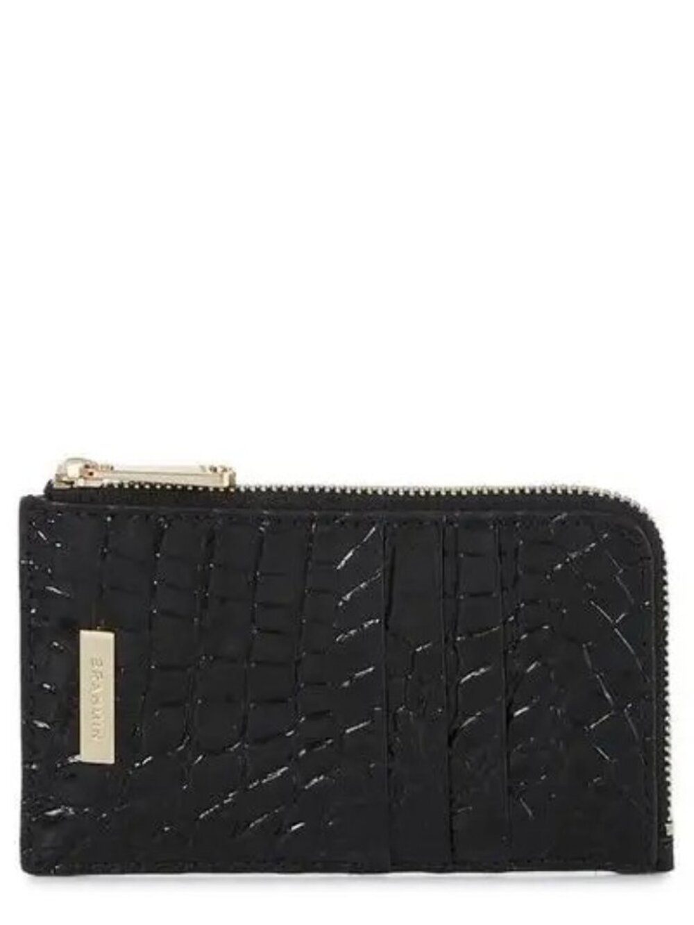 Brahmin $85 Lennon Leather Wallet - Black Melbourne